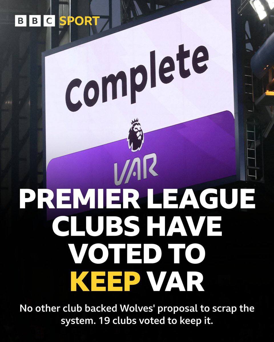 عکس‌| رای‌گیری برای VAR؛ موافقت همه به جز یک باشگاه!